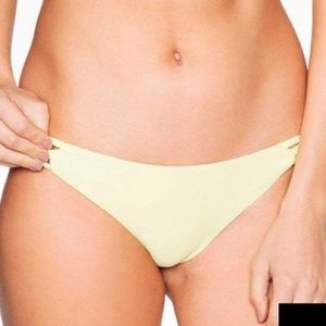 Frankie’s Bikinis Kaia Swim Bottoms: Lime Neon Green Yellow
